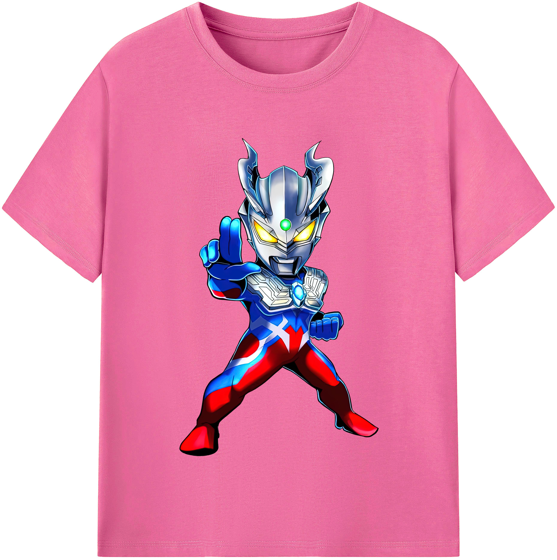 （画像用） ウルトラマン Ultraman レディースカジュアルプリントTシャツ（綿100％）